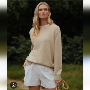 Jenni Kayne Oversized Crewneck Tunic Sweater XL/XXL Style#530-7395-B21